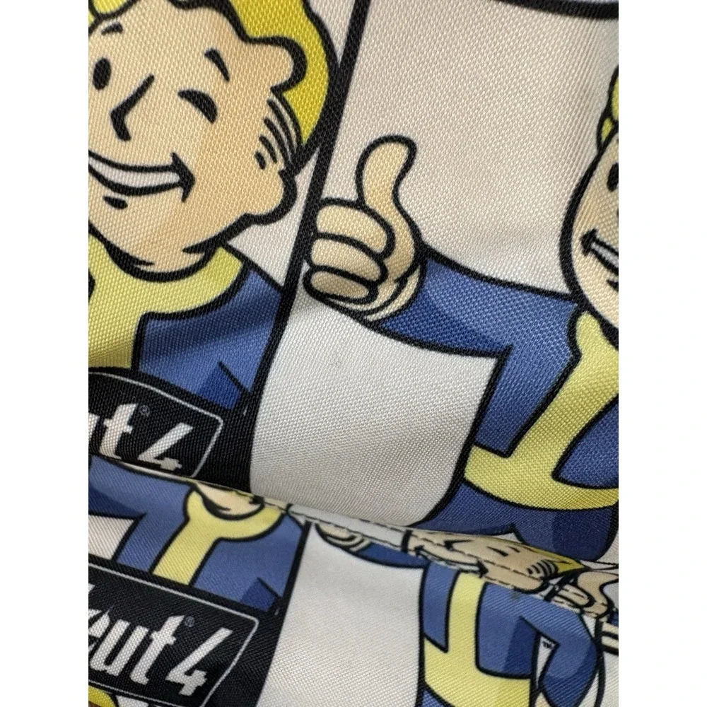 Bethesda Fallout Vault Boy Backpack with Zippered Pocket Video Game Merchandise